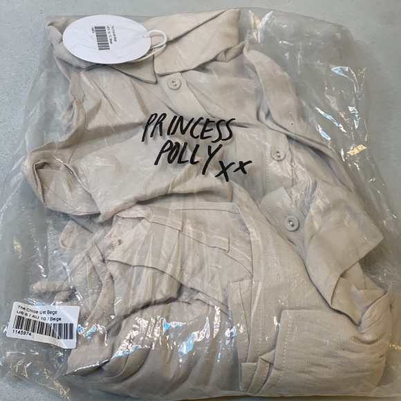 Princess Polly THE CHLOE SET BEIGE US 6 - Picture 4 of 9